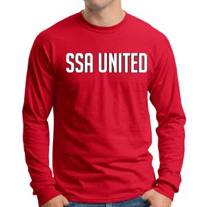 SSA United Long Sleeve T-Shirt - Red SSALTee