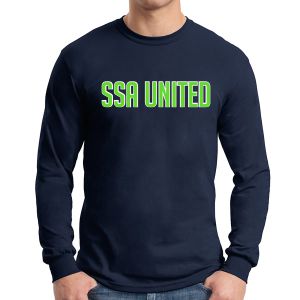 SSA United Long Sleeve T-Shirt - Navy SSALTeeNavy
