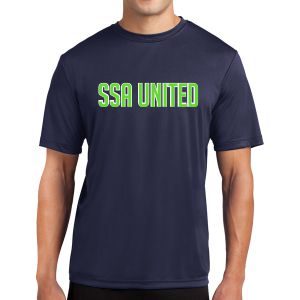 SSA United Short Sleeve Performance Shirt - Navy SSAPerTeeNav