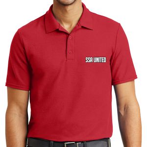 SSA United Polo Shirt - Red SSAPolo