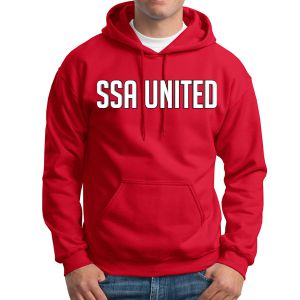 SSA United Hooded Sweatshirt - Red SSAHood