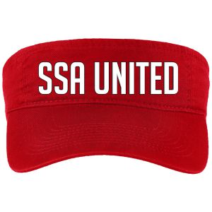 SSA United Visor - Red SSAVisor