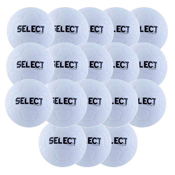 Select Club Ball - White/White 18 Pack 025X100-18Pk