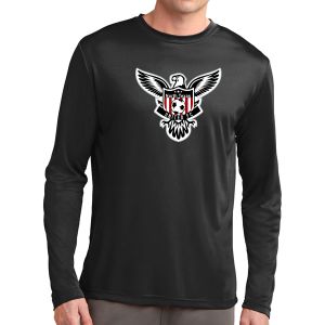 Texas United FC Long Sleeve Performance Logo Shirt - Black ST350LSTUL
