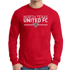 Texas United Long Sleeve T-Shirt - Red G5400RTU