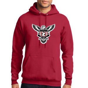 Texas United Hooded Logo Sweatshirt - Red PC78HRLTU