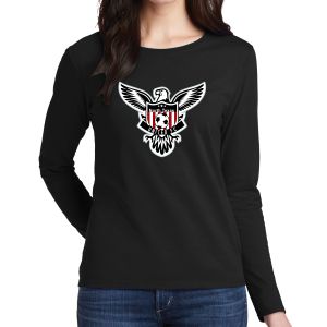 Texas United FC Women's Long Sleeve Logo T-Shirt - Black G5400LlBlk