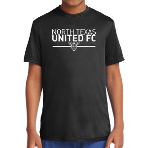 Texas United FC Youth Performance Shirt - Black YST350Bl