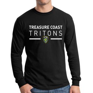 Treasure Coast Tritons Long Sleeve T-Shirt - Black TFT-G5400