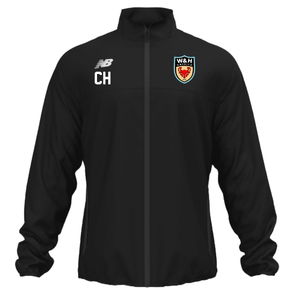 W&H America New Balance Athletics Jacket - Black/White WHA-TFMJ770BK