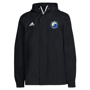 Wellington SC adidas Youth Entrada 22 All Weather Jacket - Black/White WWSC-H57510