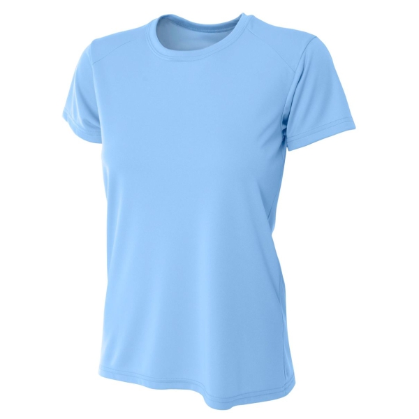 A4 Women's Cooling Performance Crew - Light Blue NW3201LB