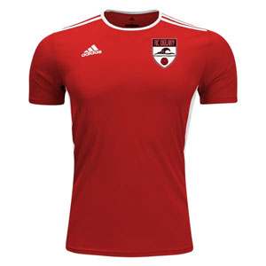 AC Delray adidas Entrada 18 Jersey - Red/White ACD-CF1038