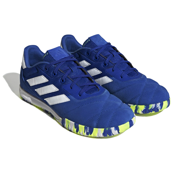 adidas Copa Gloro IN - Royal Blue/Cloud White/Team Solar Yellow Indoor Soccer Shoe FZ6125