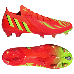 adidas Predator Edge.1 Low Cut FG - Solar Red/Team Solar Green/Core Black GW1024