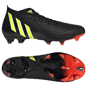 adidas Predator Edge.1 FG - Core Black/Team Solar Yellow/Solar Red GW1032
