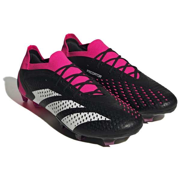 adidas Predator Accuracy.1 Low FG - Core Black/Cloud White/Team Shock Pink GW4577