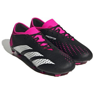 adidas Predator Accuracy.3 Low FG - Core Black/Cloud White/Team Shock Pink GW4602