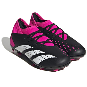 adidas Junior Predator Accuracy.3 FG - Core Black/Cloud White/Team Shock Pink GW4609
