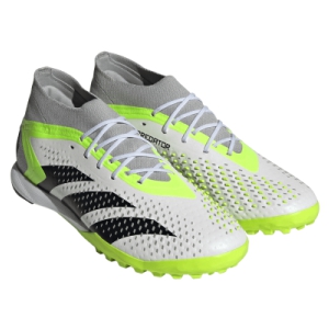 adidas Predator Accuracy.1 TF - Cloud White/Core Black/Lucid Lemon Turf Shoe GZ0009