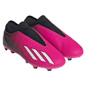 adidas Junior X Speedportal.3 LL FG - Team Shock Pink/Zero Met/Core Black GZ5061
