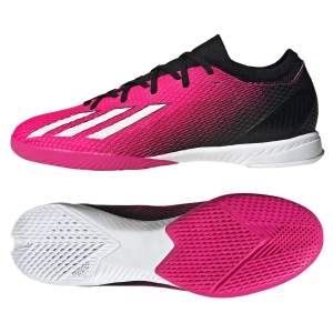 adidas X Speedportal.3 IN - Team Shock Pink/Zero Met/Core Black Indoor Soccer Shoe GZ5068