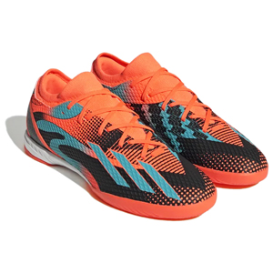 adidas X Speedportal Messi.3 IN - Team Solar Orange/Mint Rush/Black Indoor Soccer Shoe GZ5144