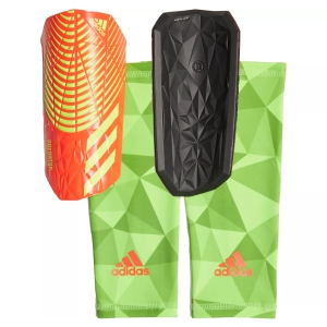 adidas Predator Competition Shin Guard - Solar Red/Team Solar Green HC3034