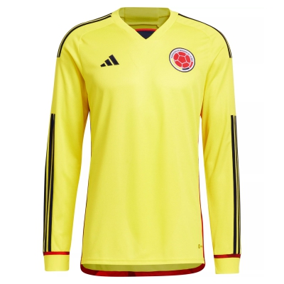adidas Colombia Long Sleeve Home Jersey 2022 HD8849