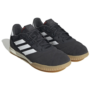 adidas Copa Gloro IN - Night Grey/Cloud White/Solar Red Indoor Soccer Shoe HQ1032