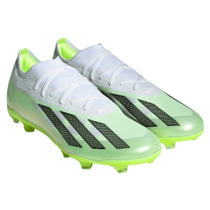 adidas X Crazyfast.2 FG - Cloud White/Core Black/Lucid Lemon HQ4533