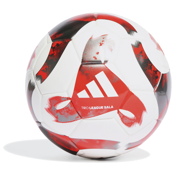 adidas Tiro League Sala Ball - White/Solar Red/Iron Metallic HT2425