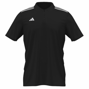 adidas Youth miEntrada Polo Shirt - Black/White IA0426
