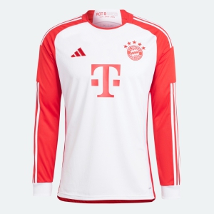 adidas Bayern Munich Long Sleeve Home Jersey 2023-2024 IB1482
