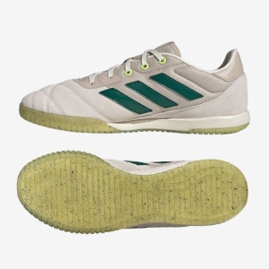 adidas Copa Gloro IN - Off White / Collegiate Green / Pulse Lime Indoor Soccer Shoe IE1543