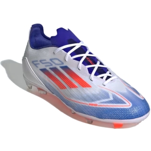adidas Junior F50 Pro FG - White/Blue/Red IF1361