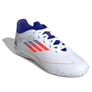 adidas Junior F50 Club IN - White/Red/Blue Indoor Shoe IF1392