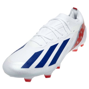adidas X Crazyfast.1 USA FG - Cloud White/Power Blue/Red IG0664