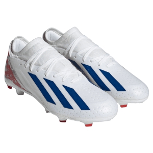 adidas X Crazyfast.3 USA FG - Cloud White/Power Blue/Red IG0665