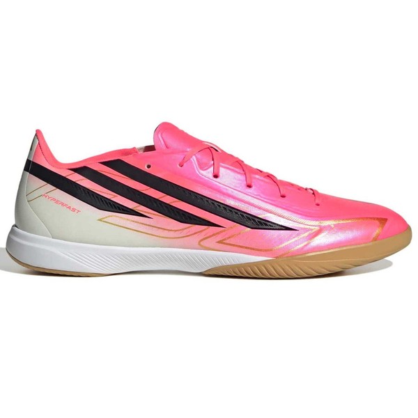 adidas F50 Hyperfast League IN - Solar Turbo/Core Black/Gold Metallic IH4577