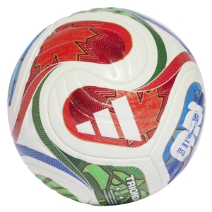 adidas FIFA World Cup 26 Trionda Pro Soccer Ball - White/Vivid Red/Glow Blue/Green JD8021010101