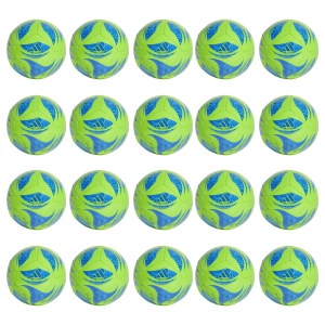 adidas MLS Club Soccer Ball - Green/Solar Blue - 20 Pack JH1306-20PACK
