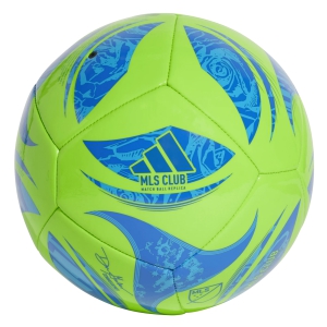adidas MLS Club Soccer Ball - Green/Solar Blue JH1306