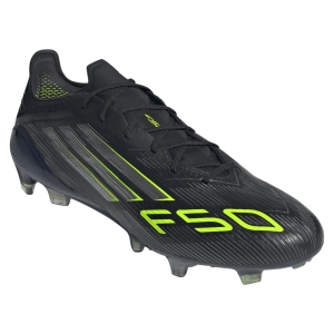 adidas F50 Elite FG - Core Black/Iron Metallic/Lucid Lemon JH7616