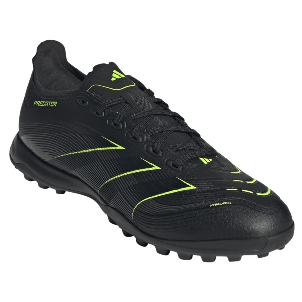 adidas Predator League TF - Core Black/Carbon/Lucid Lemon Turf Shoe JI1133