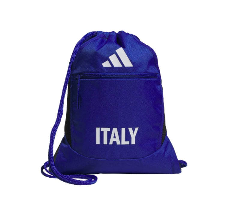 adidas Italy Stadium Sackpack - Bold Blue/White 5161789010101