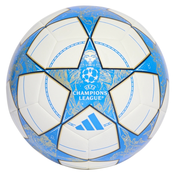 adidas UCL Tranining 25/26 Soccer Ball - White/Dark Blue/Pantone/Matte Gold JP1534