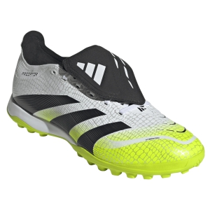 adidas Predator League TF - Cloud White/Core Black/Lucid Lemon Turf Shoe JQ1072