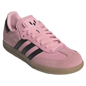 adidas Junior Messi Samba IN - Light Pink/Core Black/Gum Indoor Shoe JR0424