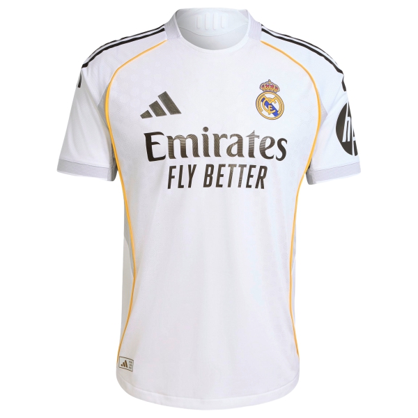 adidas Real Madrid Authentic Home Jersey 2025-2026 JV5918